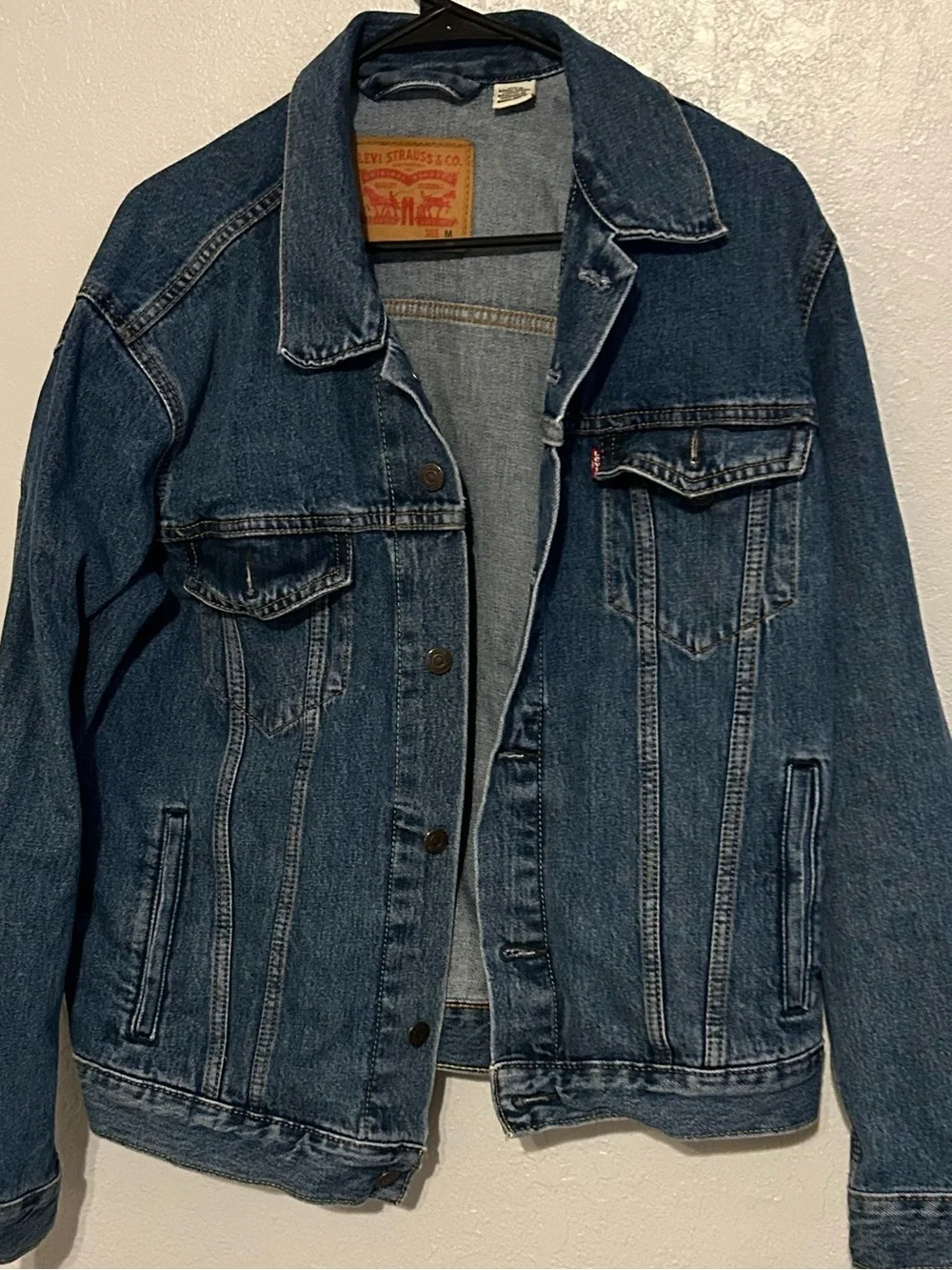 Levi's Dark Blue Denim Trucker Jacket